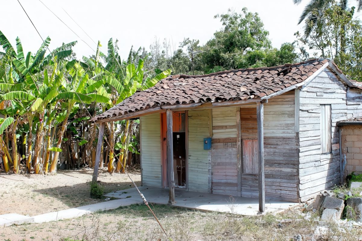 photo Les habitations traditionnelles de anita
