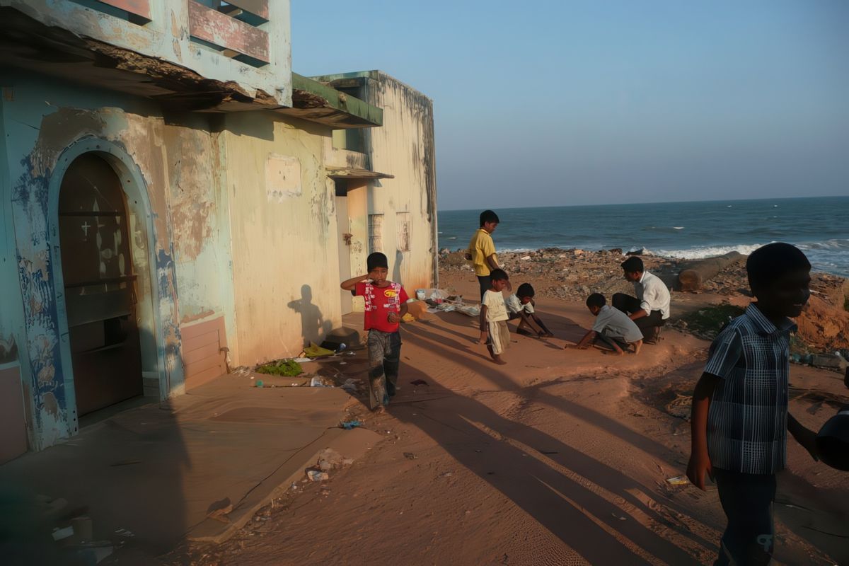 photo Enfants en train de jouer de enitram