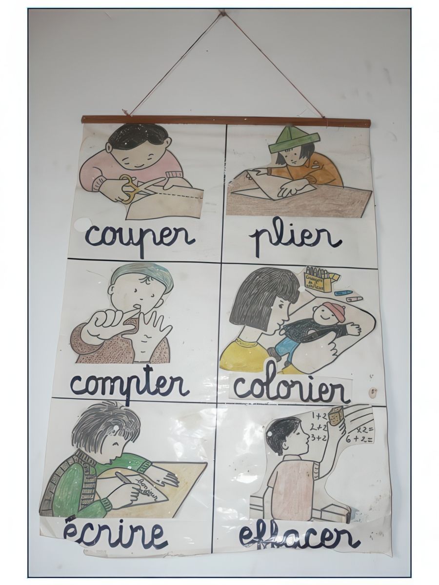 Apprentissage du français.