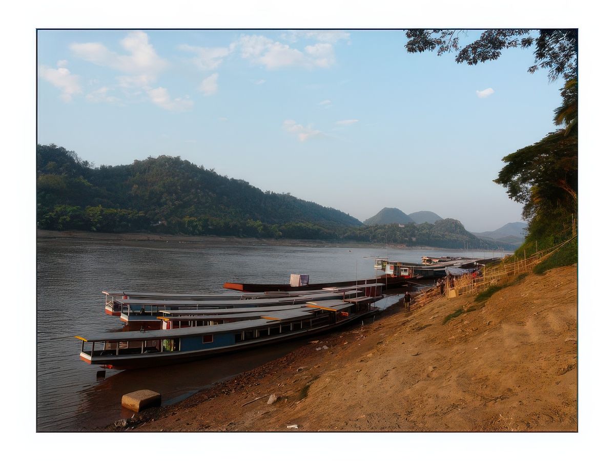 Les bateaux lents que nous prendrons le lendemain.
