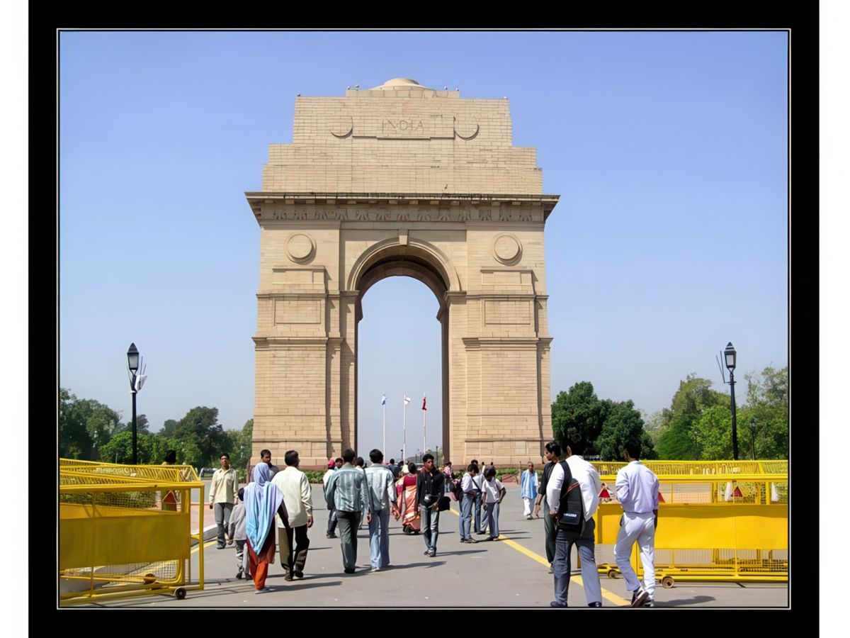 India Gate : l'Arc de Triomphe indien.