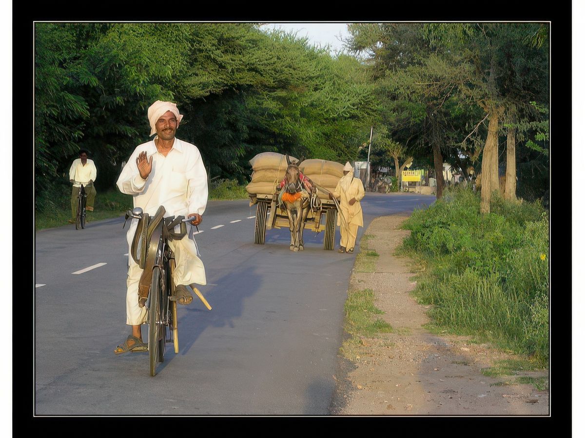 Sur la route qui nous mène à Mandawa, de jolies rencontres...