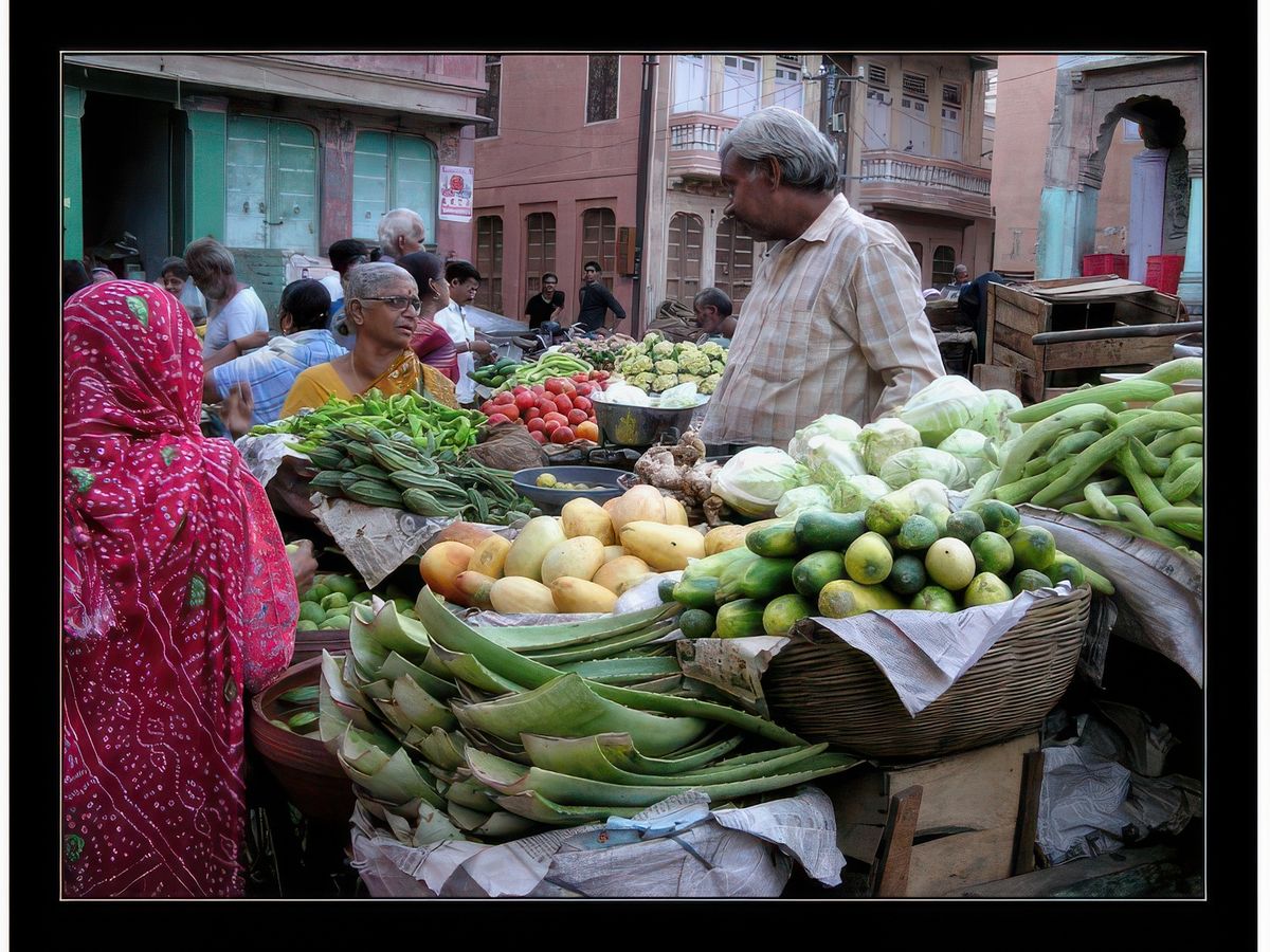 Marché à Bikaner.