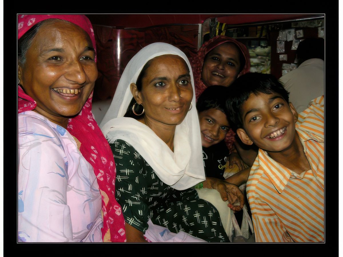 Une jolie rencontre dans le bazar de Bikaner.