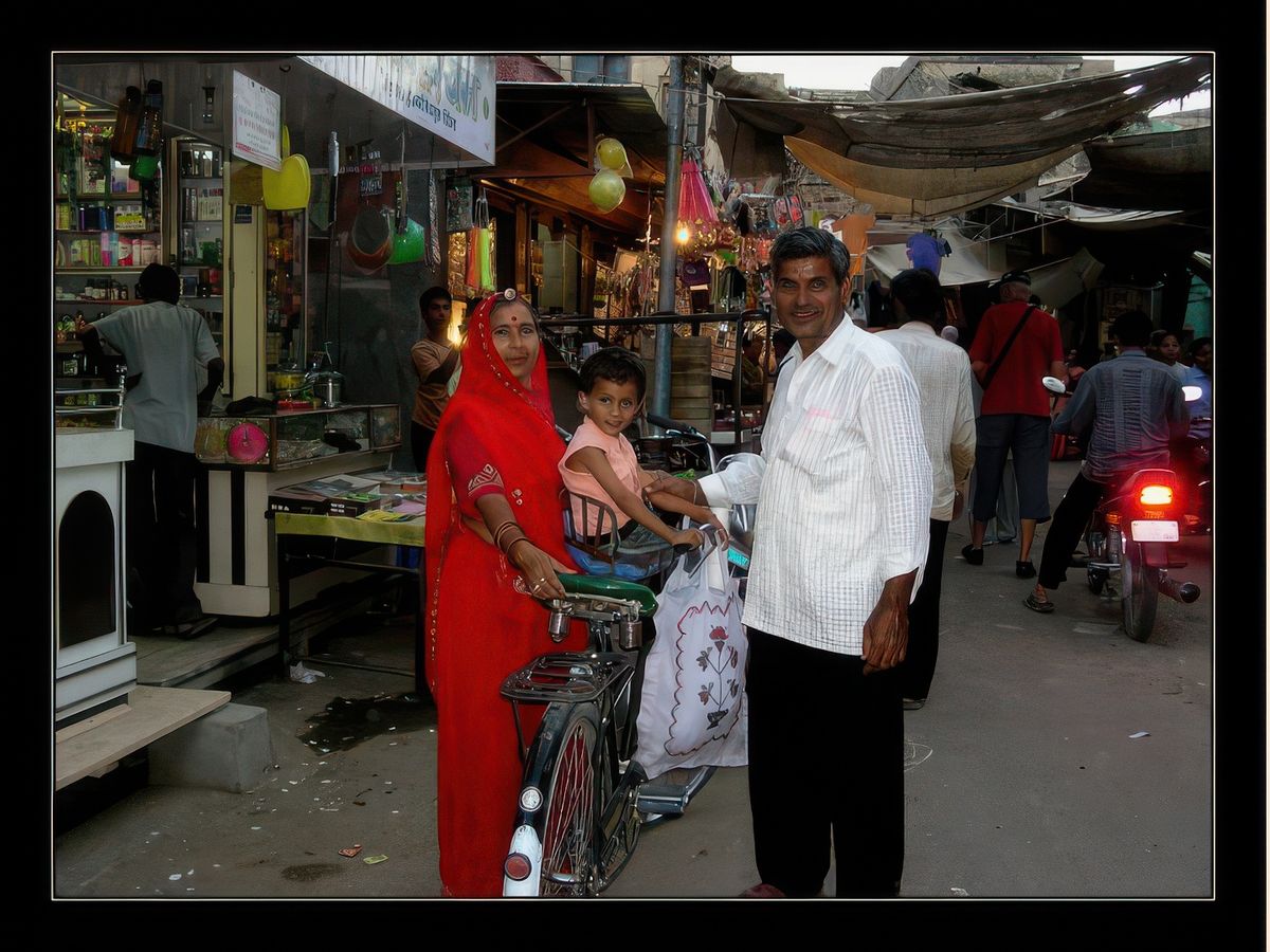 Encore une jolie rencontre dans le bazar de Bikaner.