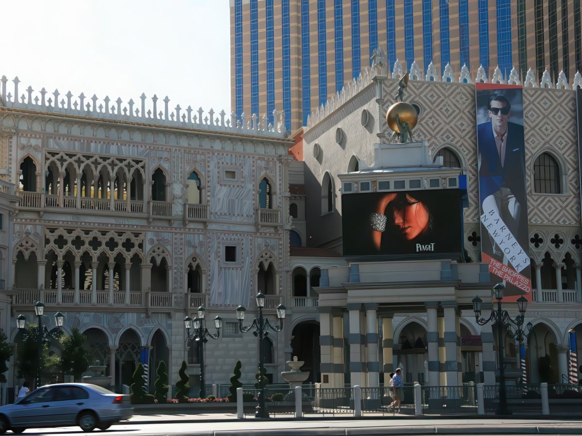Façade du vénitian