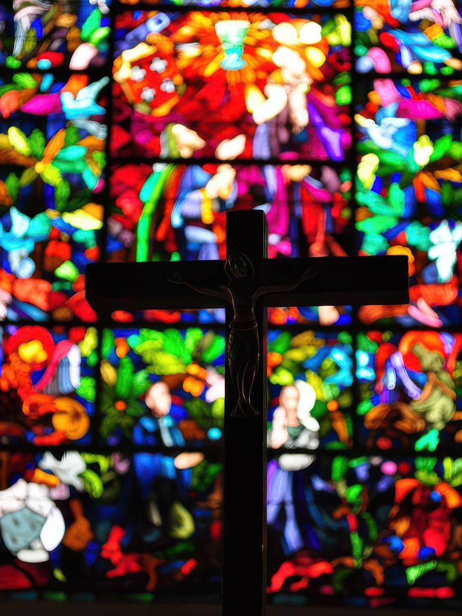 Dans l'Église du Graal