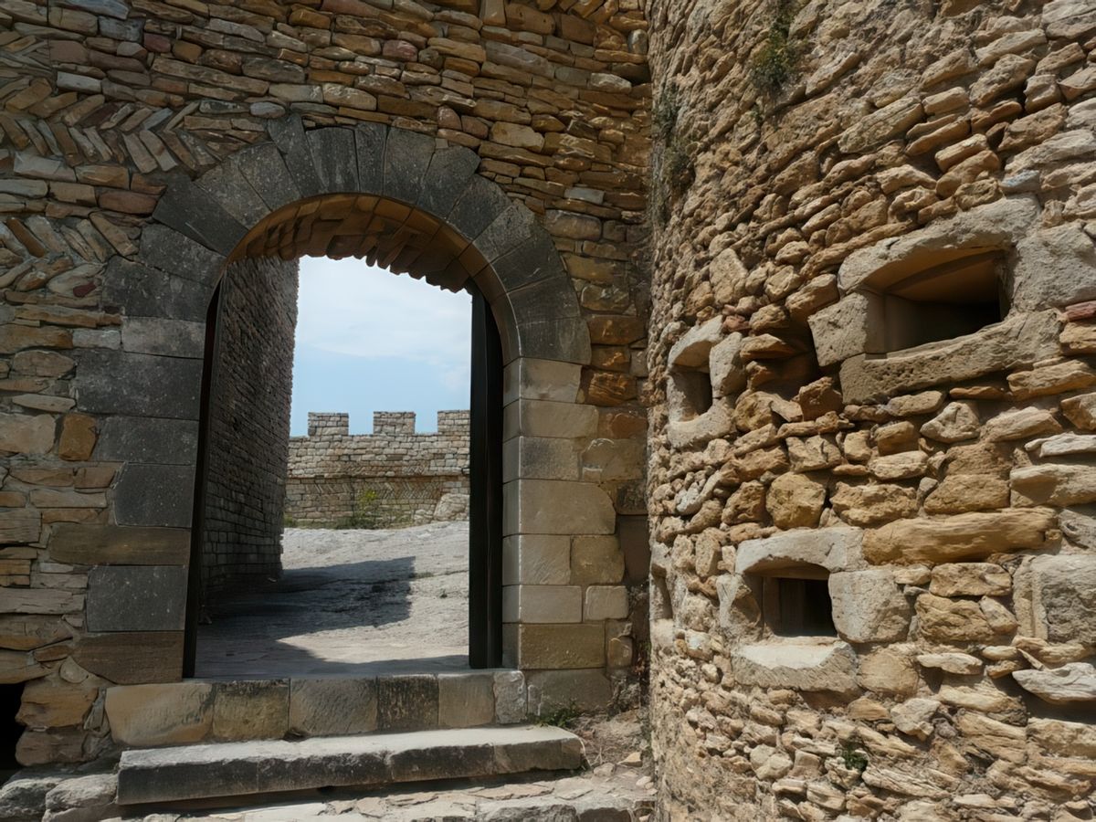Porte de la forteresse.