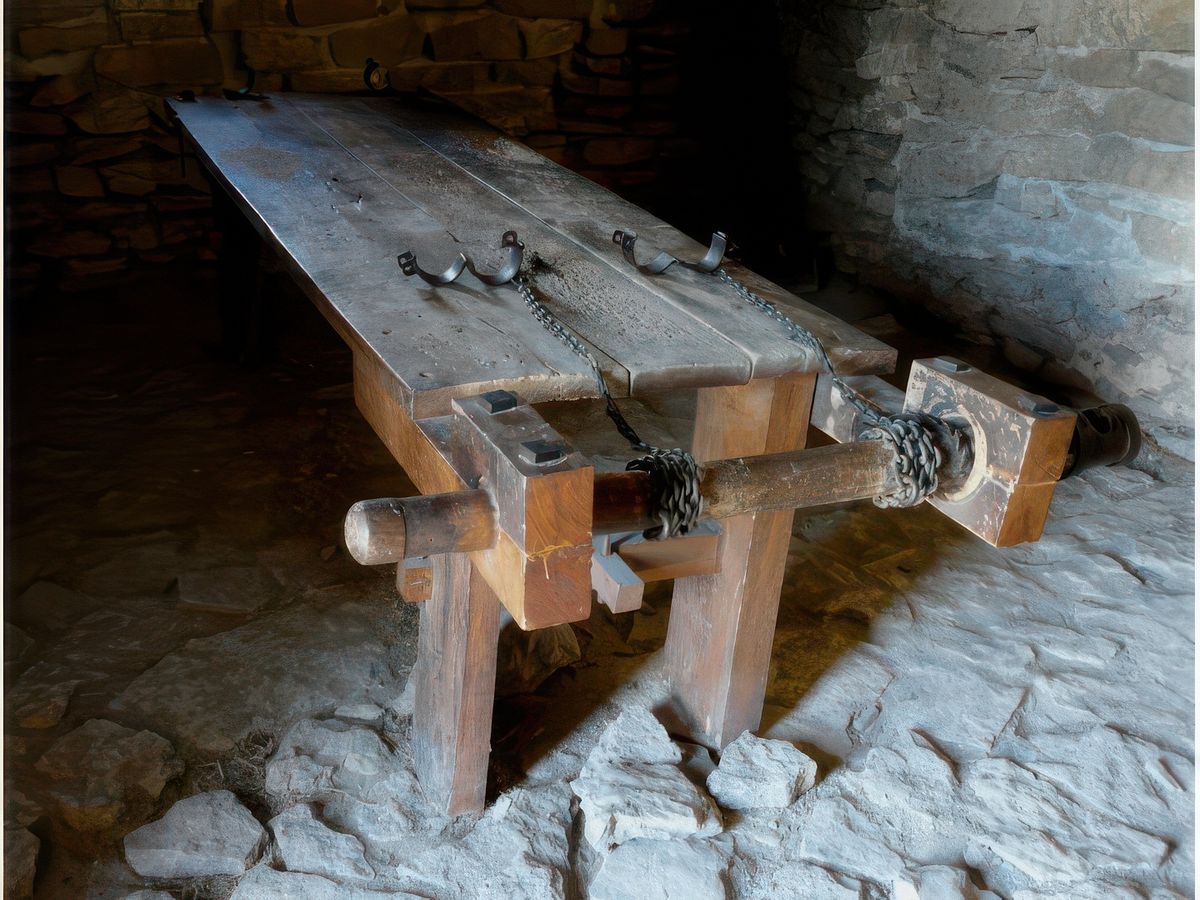 La salle de tortures.