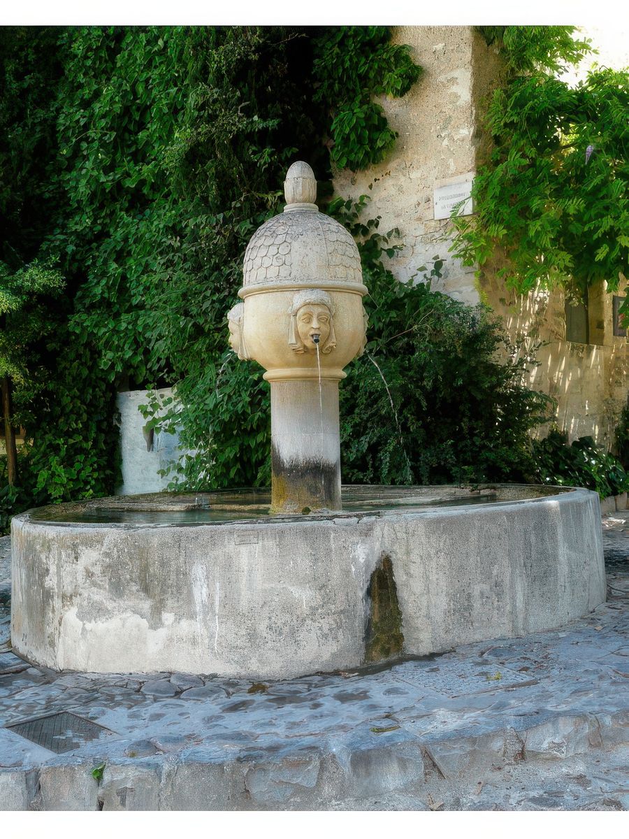 Une jolie fontaine rafraîchissante!