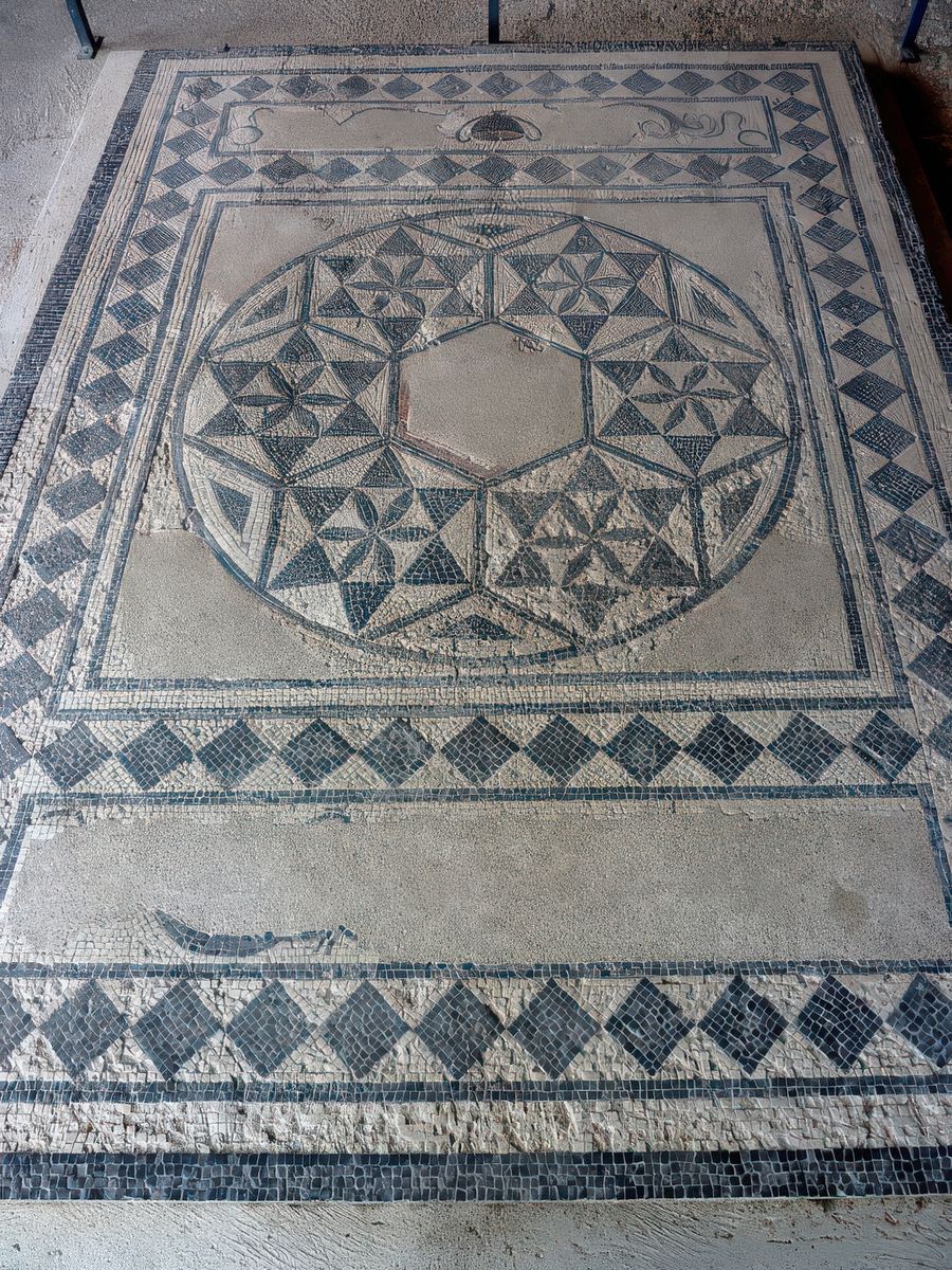 Mosaïques de la Maison aux Animaux Sauvages.