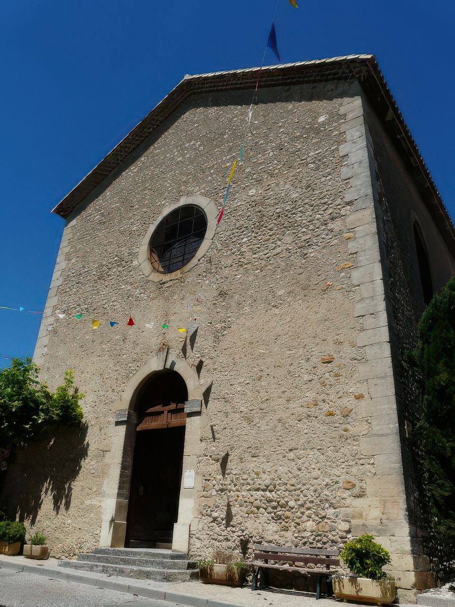 L’église, édifice commencé en 1685 et achevé en 1710.