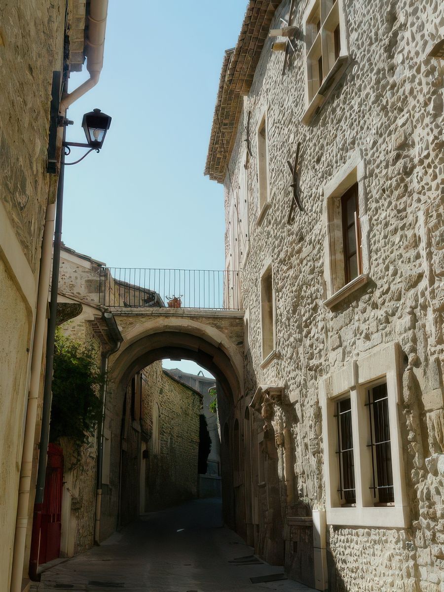 La rue la plus pittoresque est certainement la rue pavée en calade de la porte du Martel.