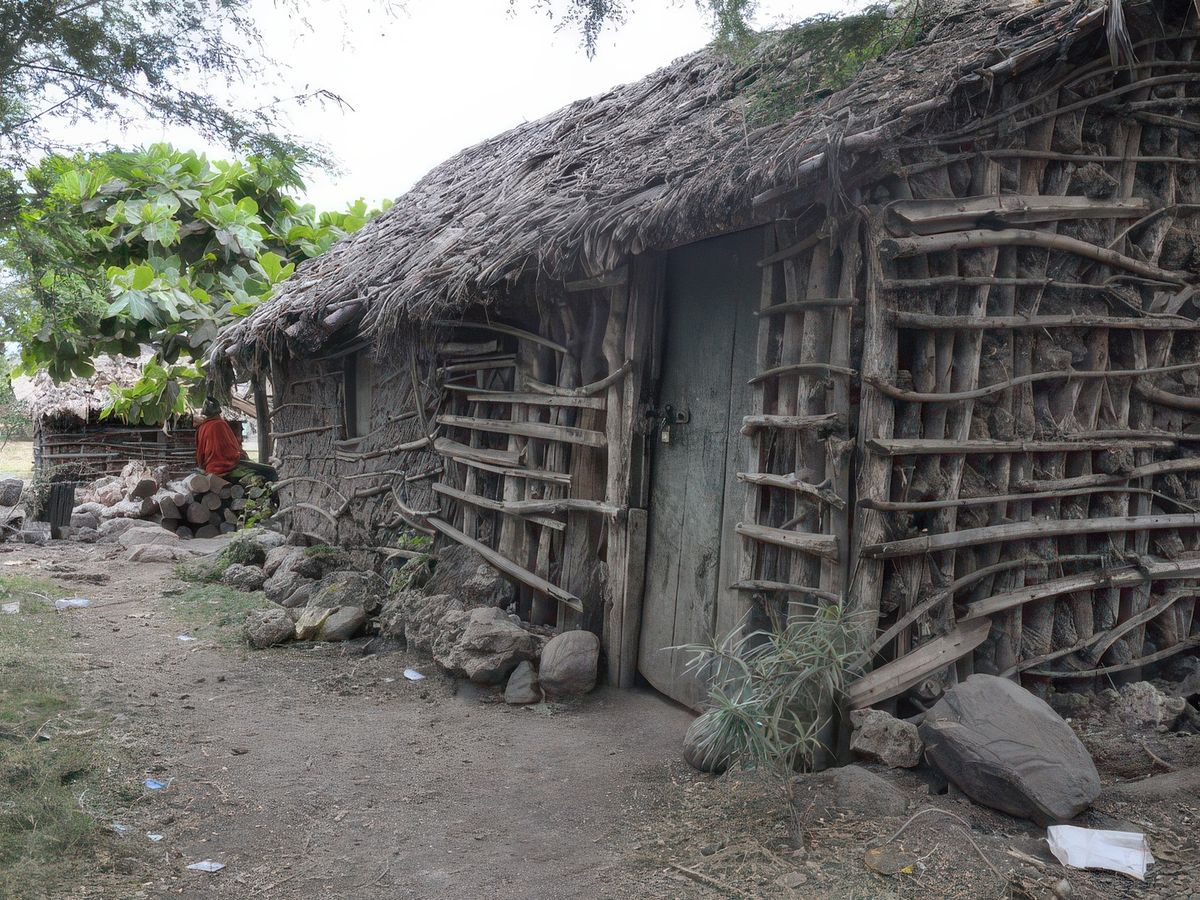 Au village au Mto-Wa-Mbu, une maison !!!