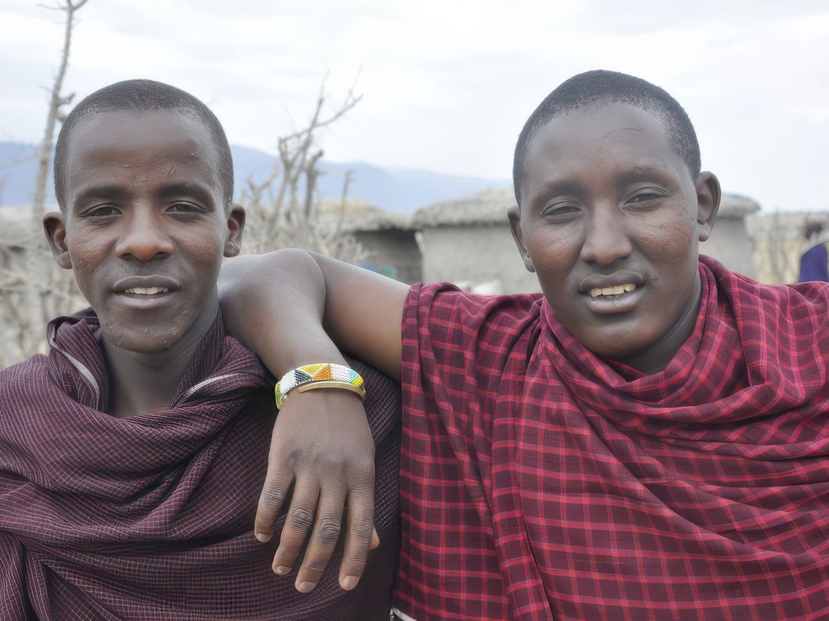 2 guerriers Masai