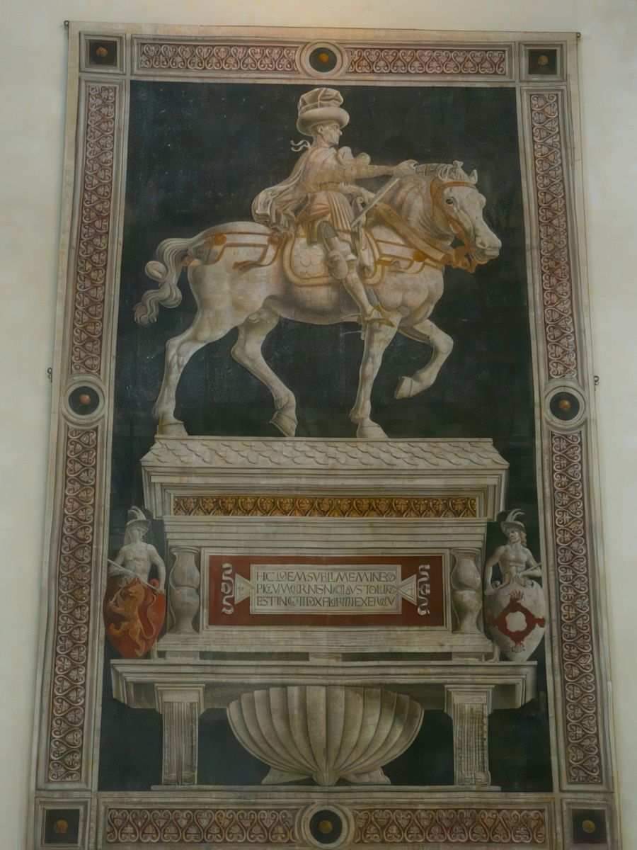 Trompe-l'oeil de Niccolò Da Tolentino.