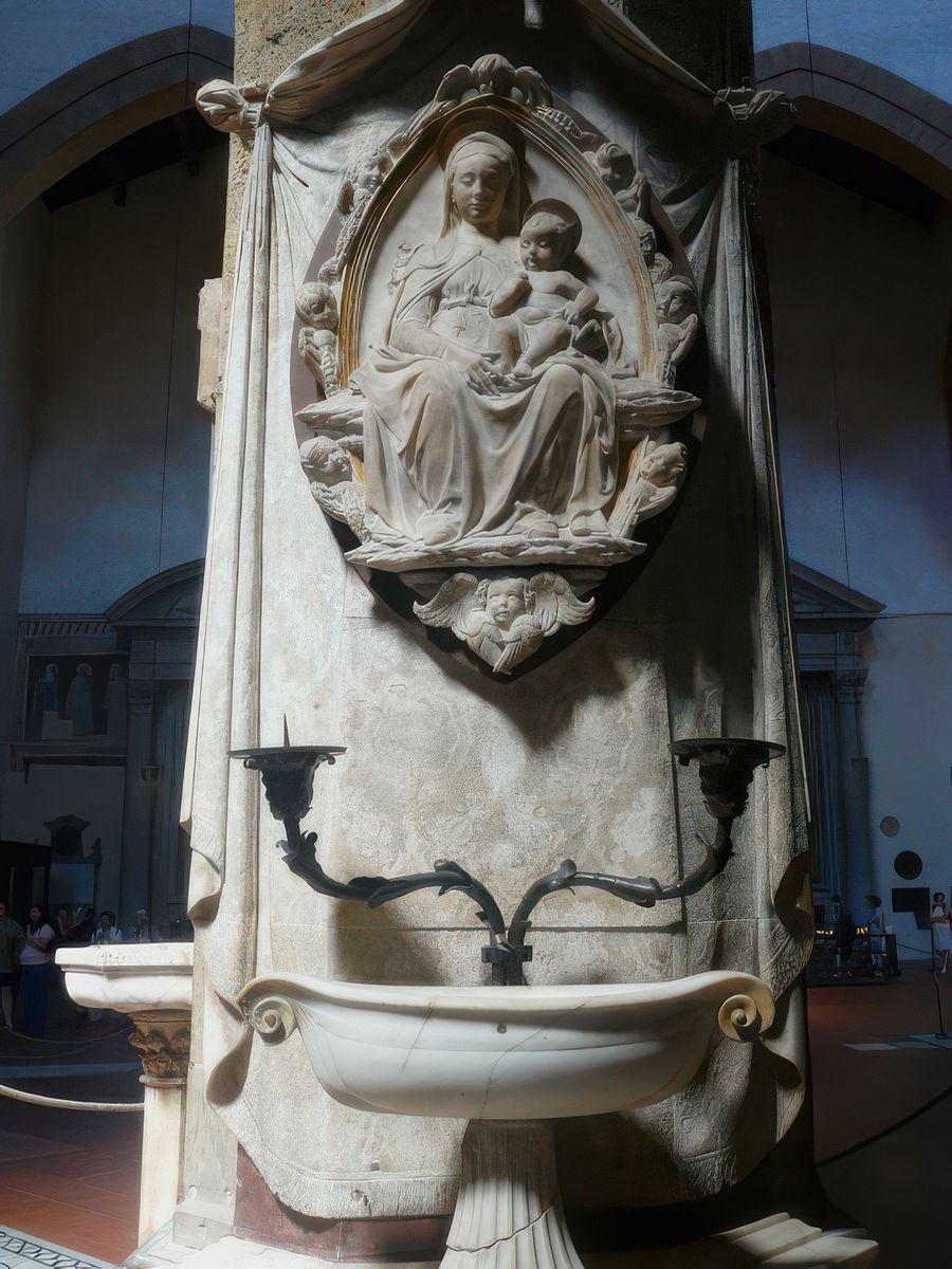 Vierge en majesté.
