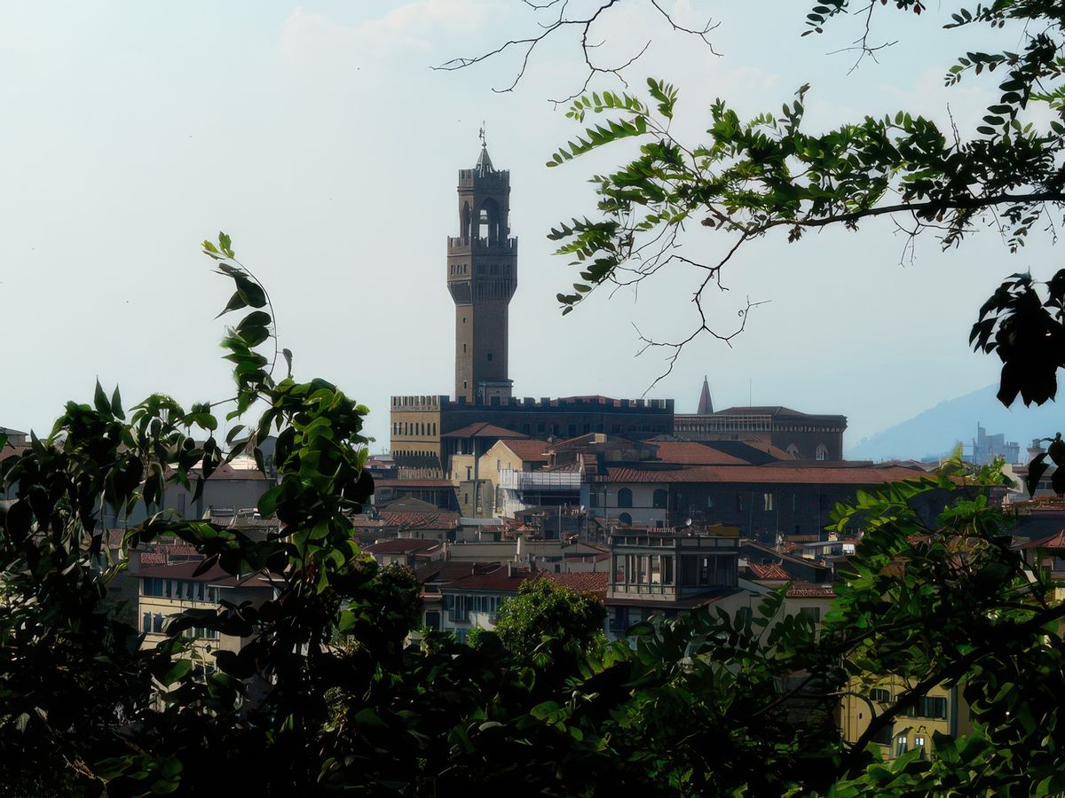Vue sur le palazzo Vecchio.