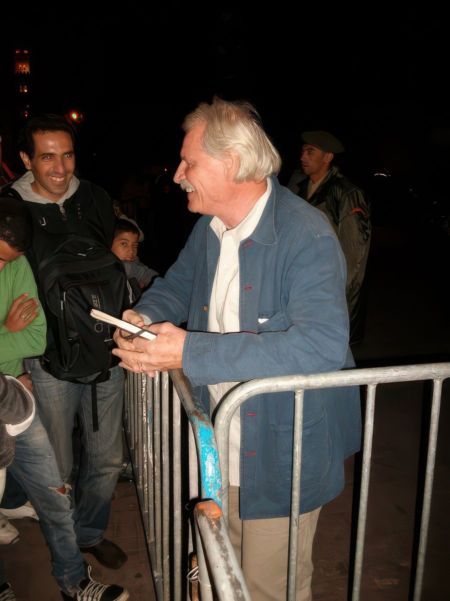 yann arthus bertrand presente son film au festival internbatinnal du film de marrakech
