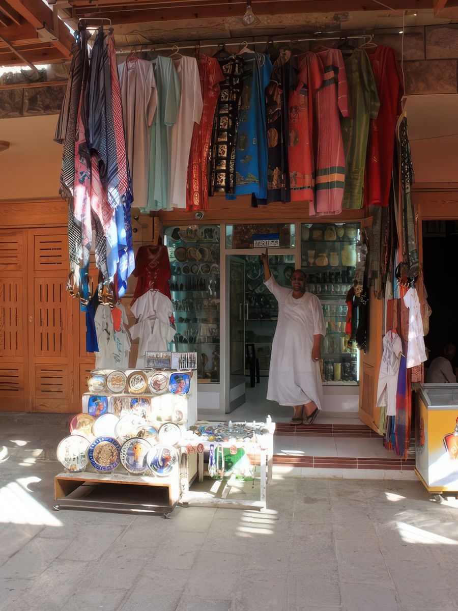 Adjib, mon interlocuteur et sa boutique