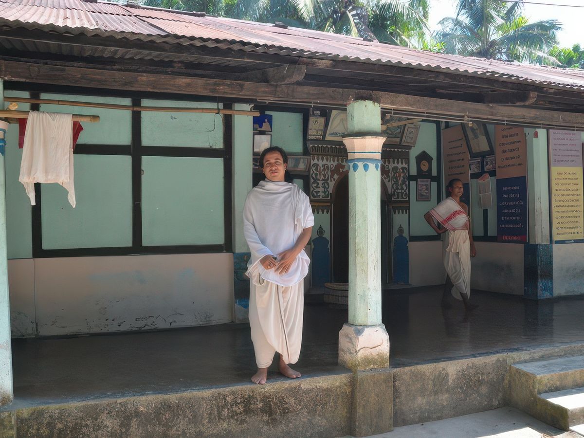 Moine à majuli