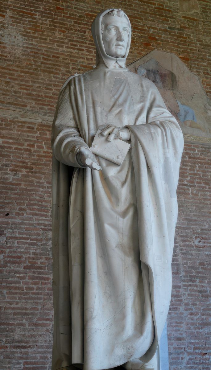Statue de Leonardo Fibonacci de Pise.