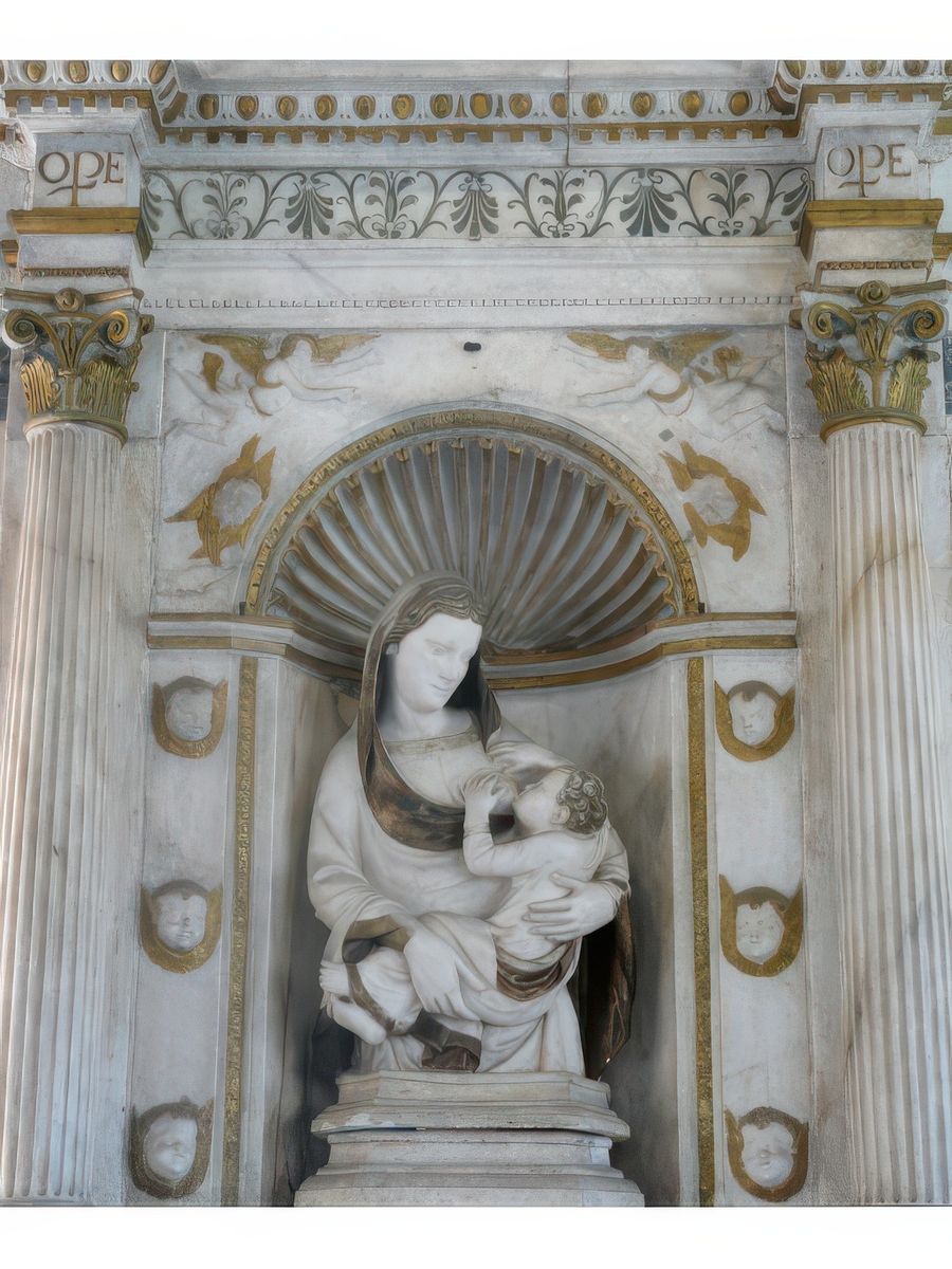 Vierge allaitant.