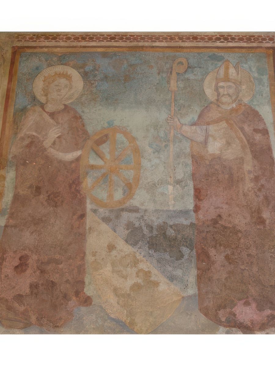 Fresque religieuse.