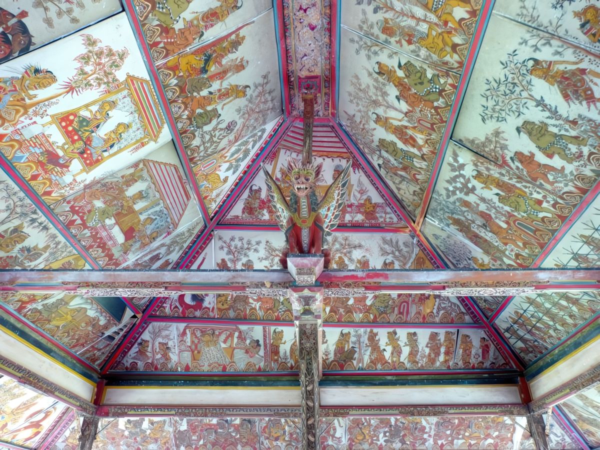 Plafond du pavillon