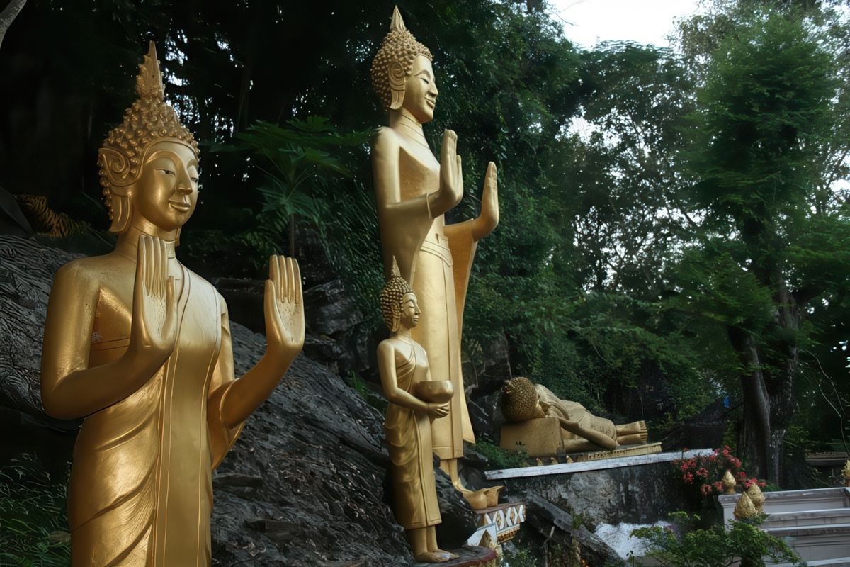 Chaque bouddha a le nom d'un jour de la semaine.