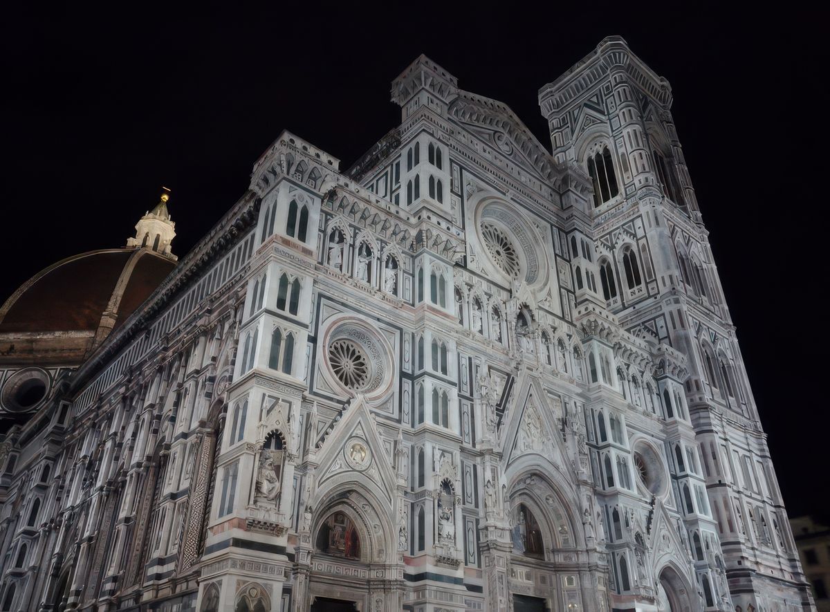 Le Duomo de nuit (kokiyage)