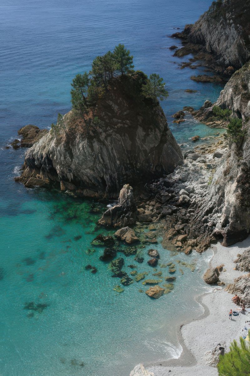 Plage près de l'Ile Vierge