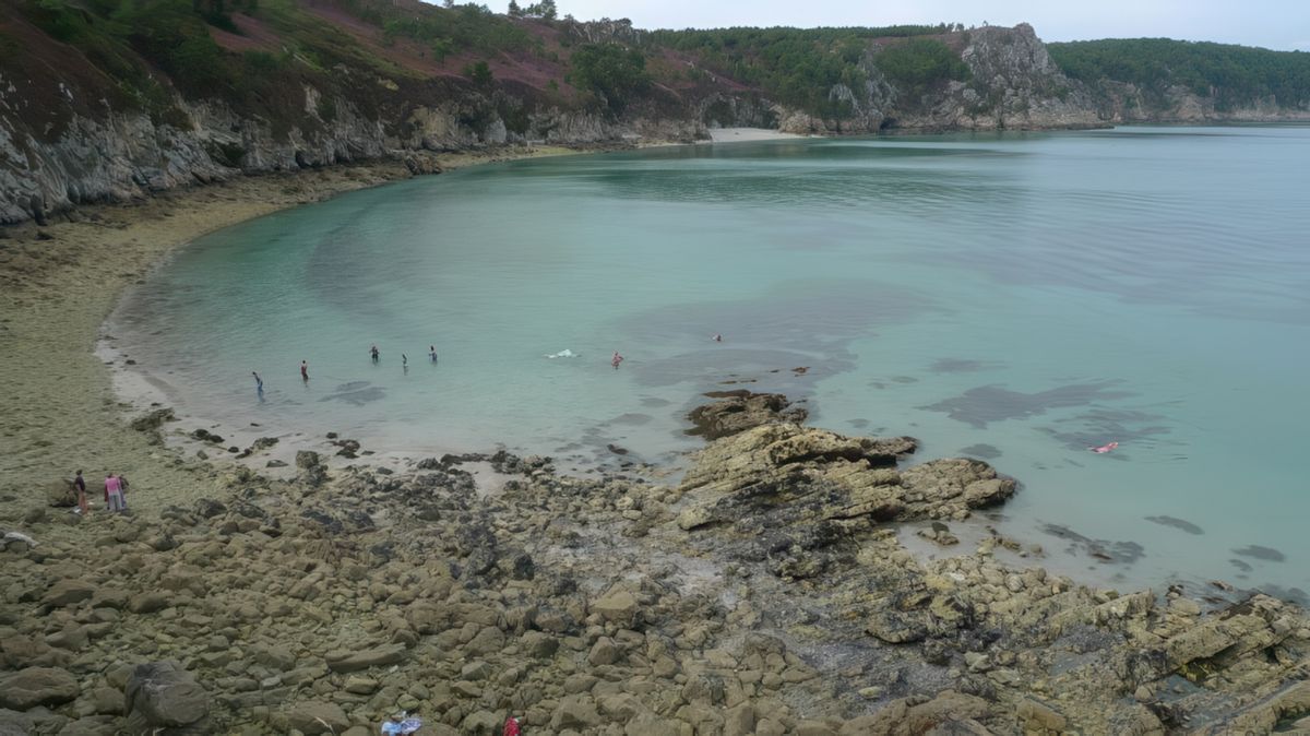Plage à l'Ile Vierge
