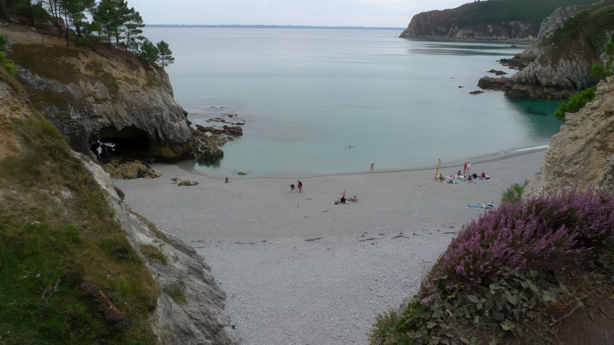Plage à l'Ile Vierge