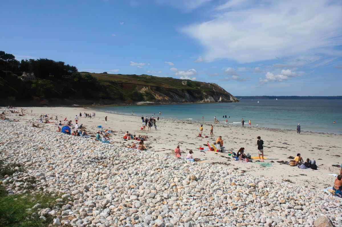 La plage de Camaret : la plage du Corréjou