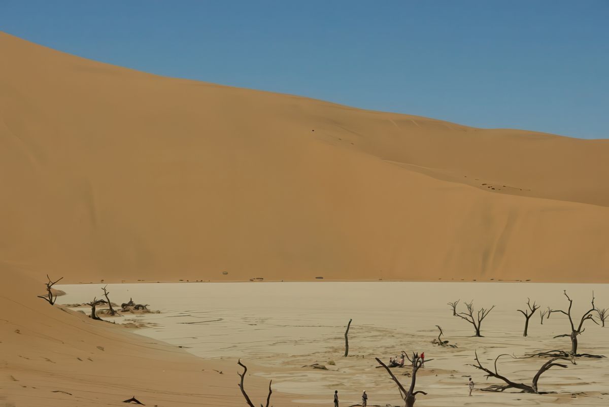 Le lac asséché