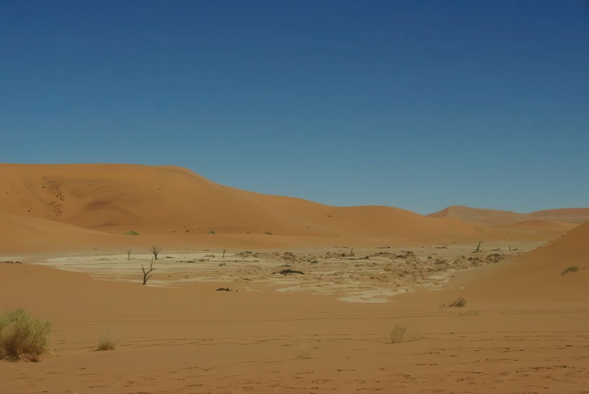 Le lac asséché