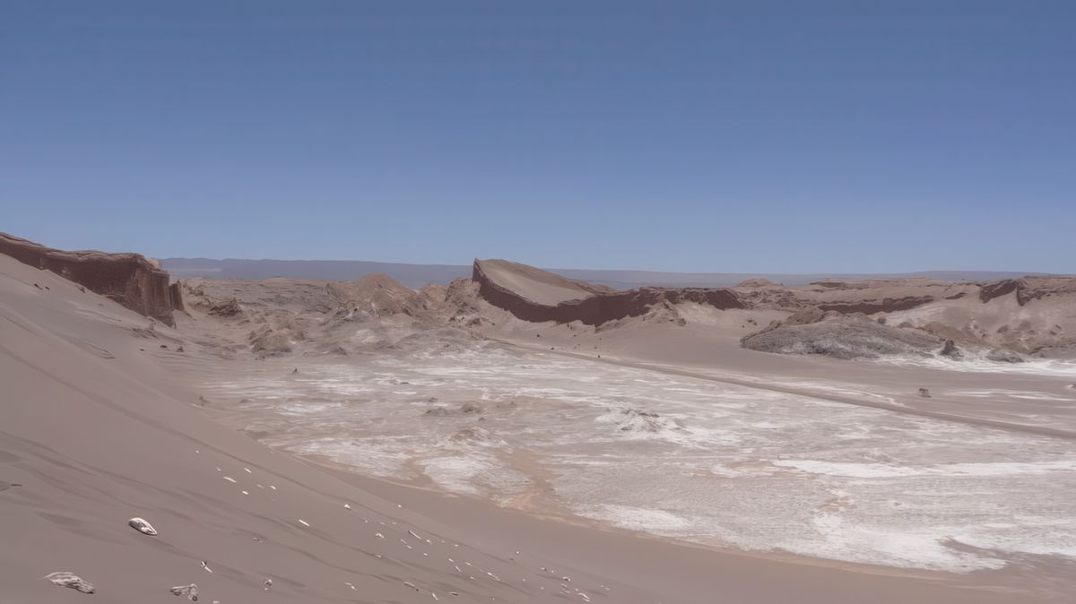 La vallée de la Lune dans le désert d'Atacama
