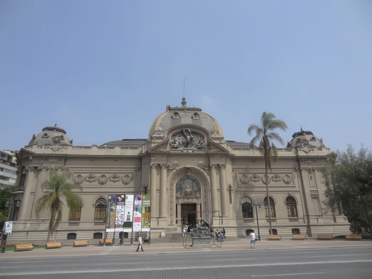 Le musée des beaux arts de Santiago