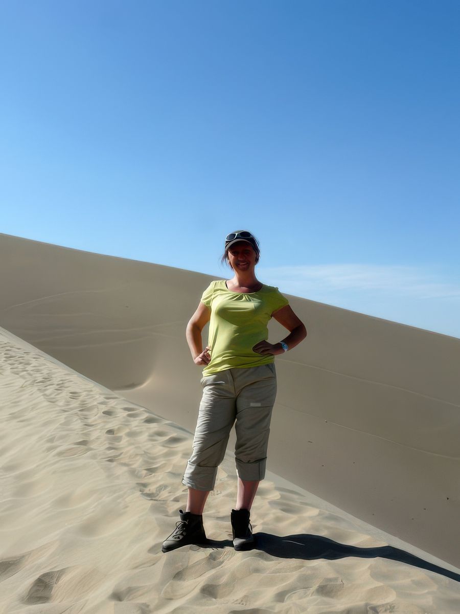 Dans le sable