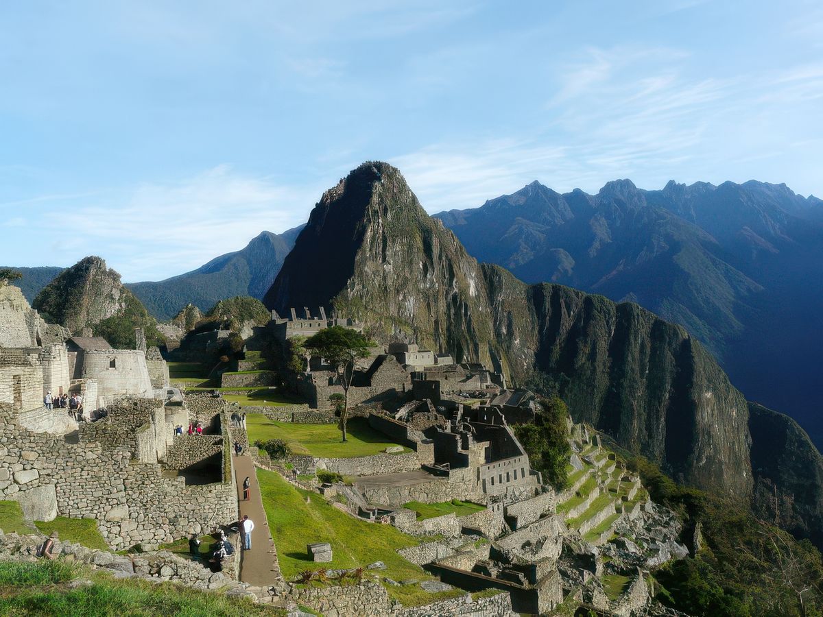 Arrivée à Macchu Picchu