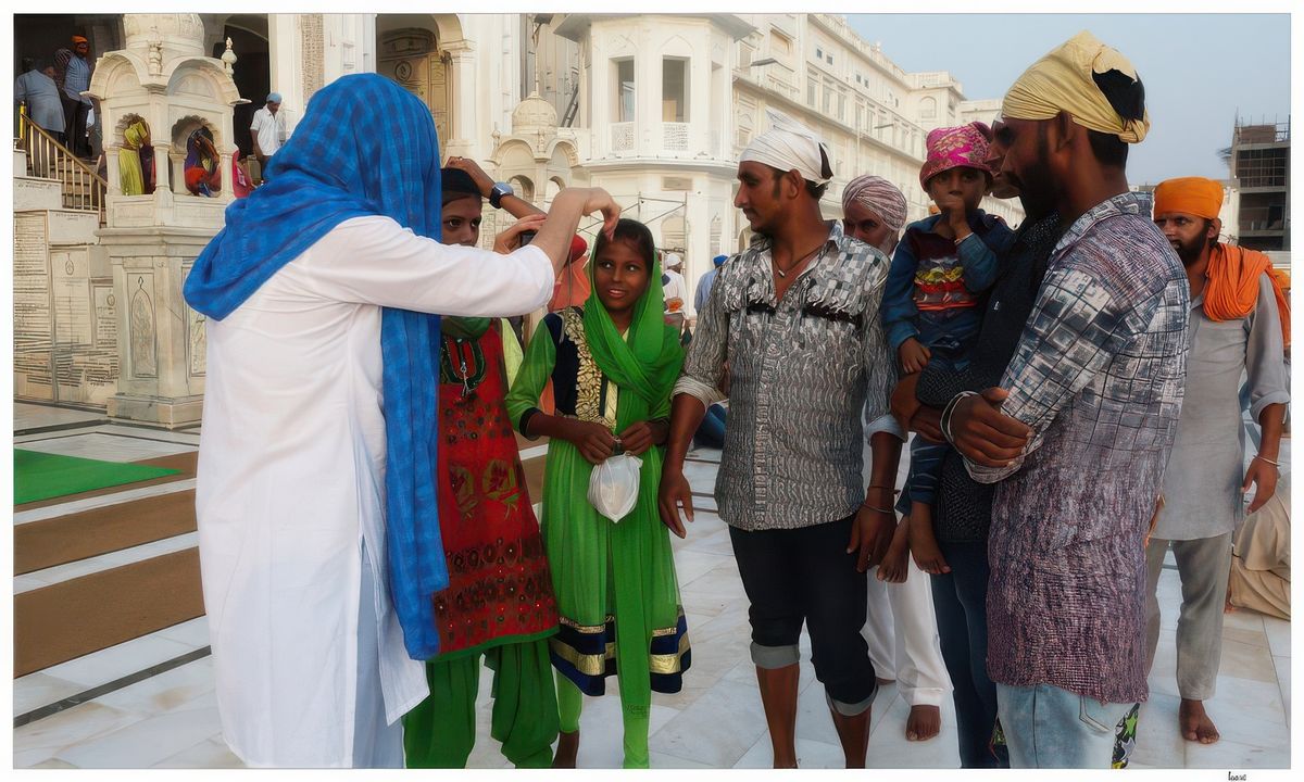 Les sikhs sont hospitaliers et viennent facilement à notre rencontre; la conversation s'engage si on à la chance de parler un peu anglais.