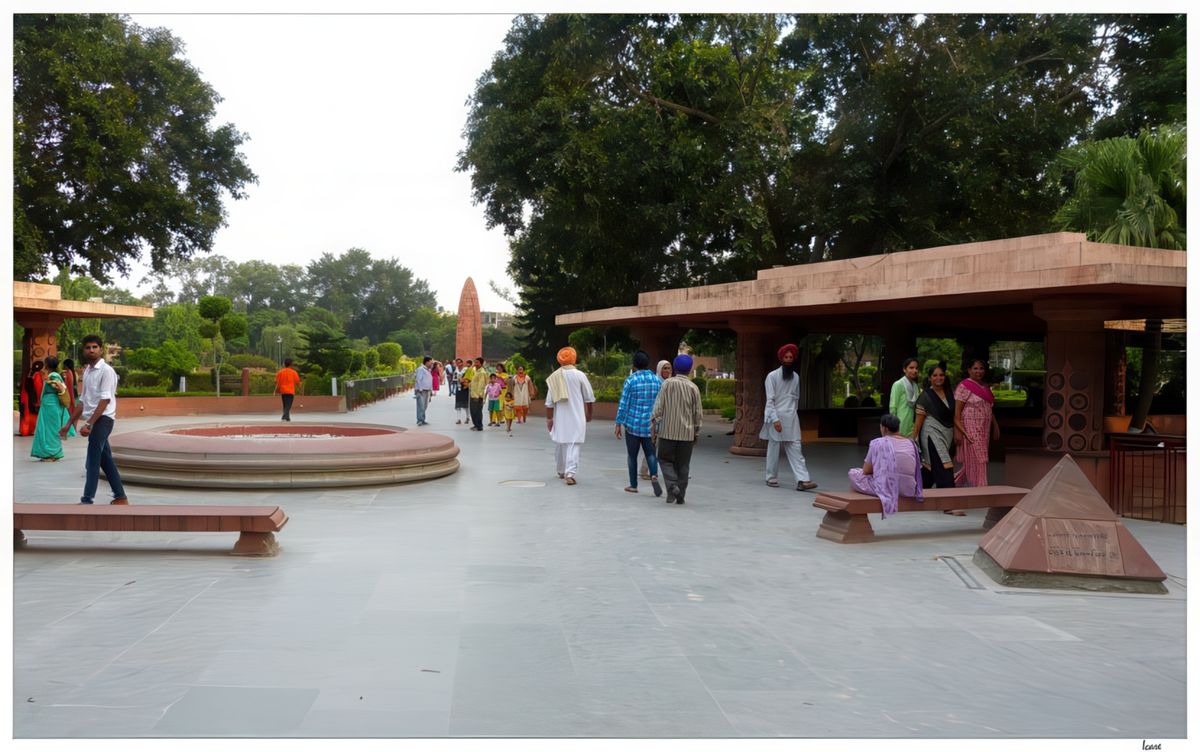 L'entrée du parc Jalianwala Bagh.