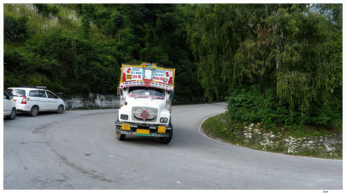 Les fameux camions Tata.