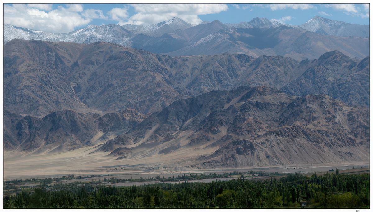 Les montagnes au relief si particulier.
