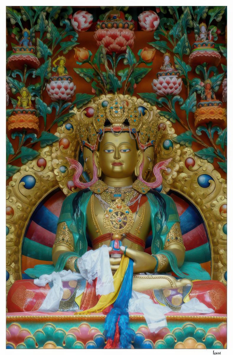 Statue du Bouddha.