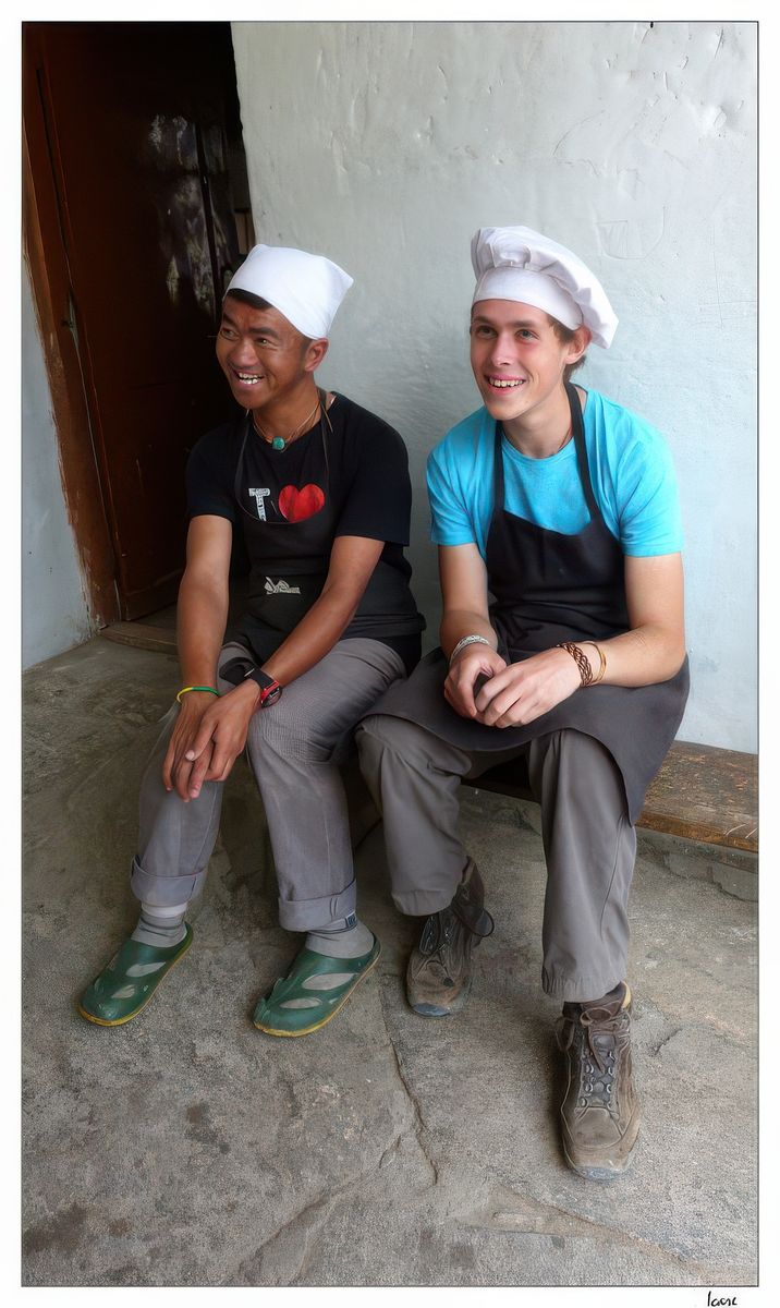 Ce jeune autrichien est venu faire un stage pour ses études, une jolie rencontre pour terminer cette visite.