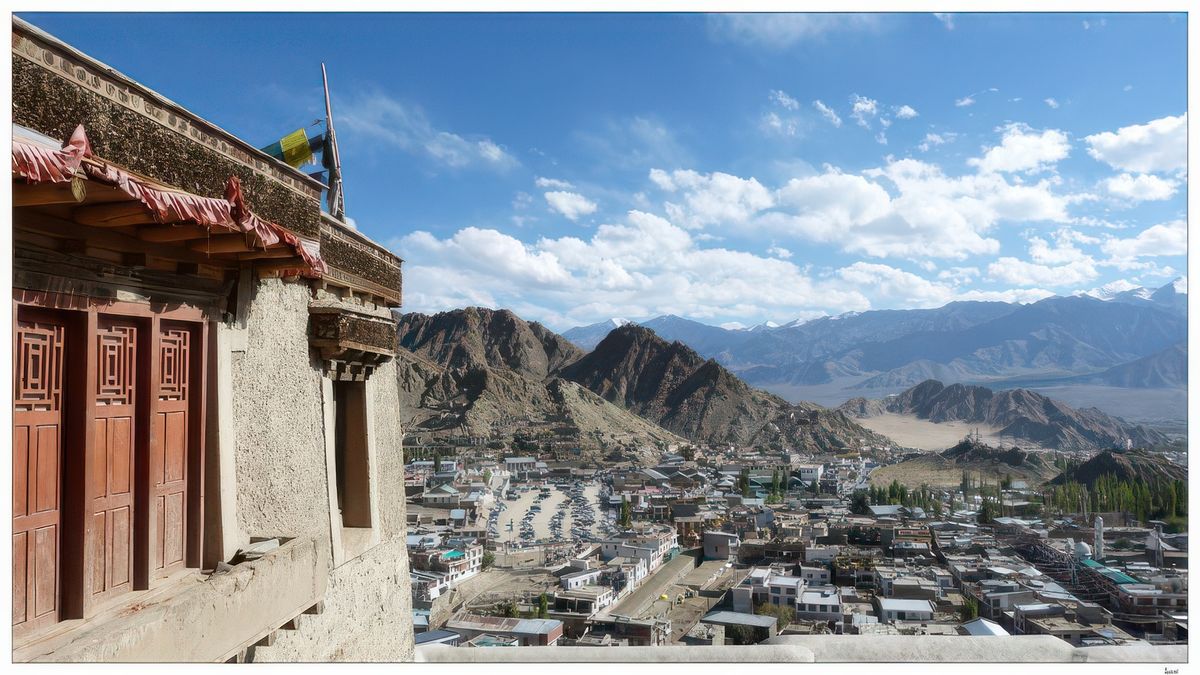 Leh: Lechen Palkhar, Namgyal Tsemo Gompa, Shanti – Inde