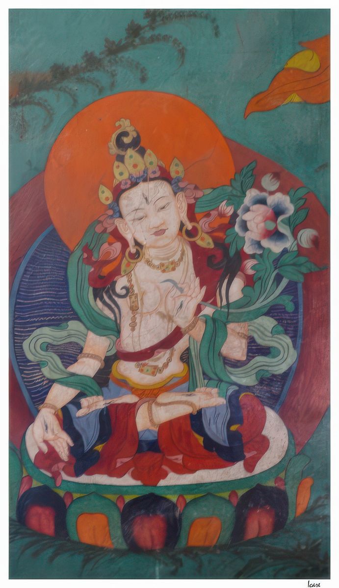 Le Chamba Lhakhang abrite aussi de superbes fresques murales.