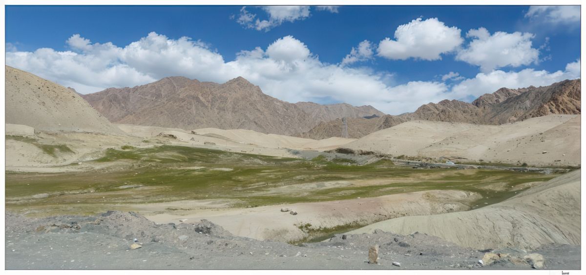 Le paysage entre Likir et Alchi.